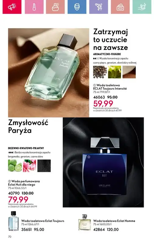 Oriflame - gazetka promocyjna Katalog 4/2025 od niedzieli 02.03 do soboty 22.03 - strona 70