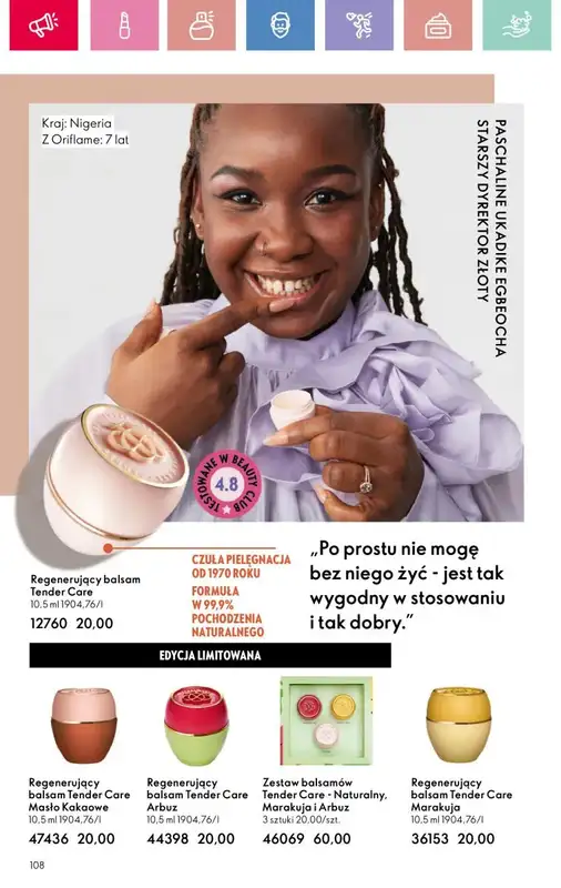Oriflame - gazetka promocyjna Katalog 4/2025 od niedzieli 02.03 do soboty 22.03 - strona 108