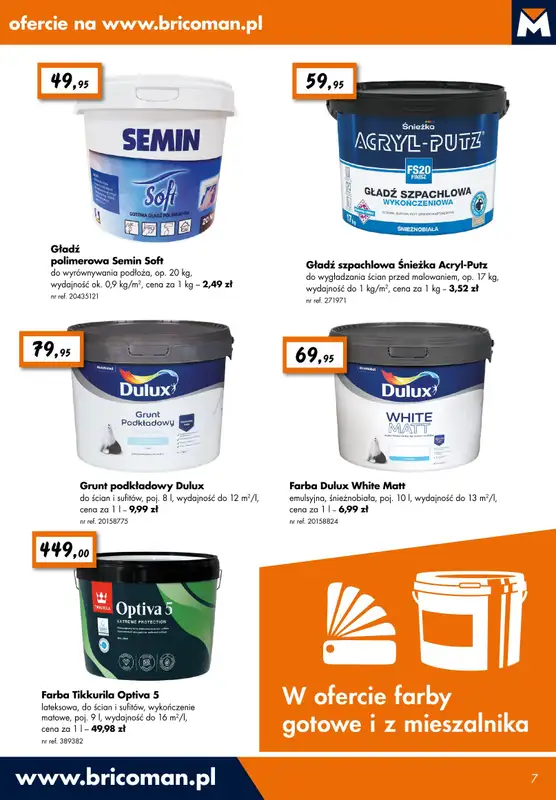 Bricoman - gazetka promocyjna Gazetka od poniedziałku 03.02 do niedzieli 23.02 - strona 7