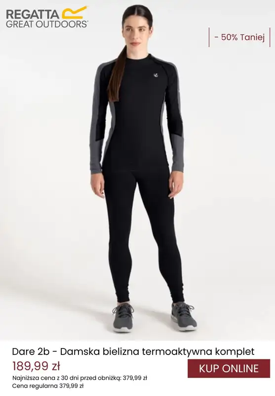 Regatta - gazetka promocyjna Bielizna termoaktywna do -53% od wtorku 04.02  - strona 9
