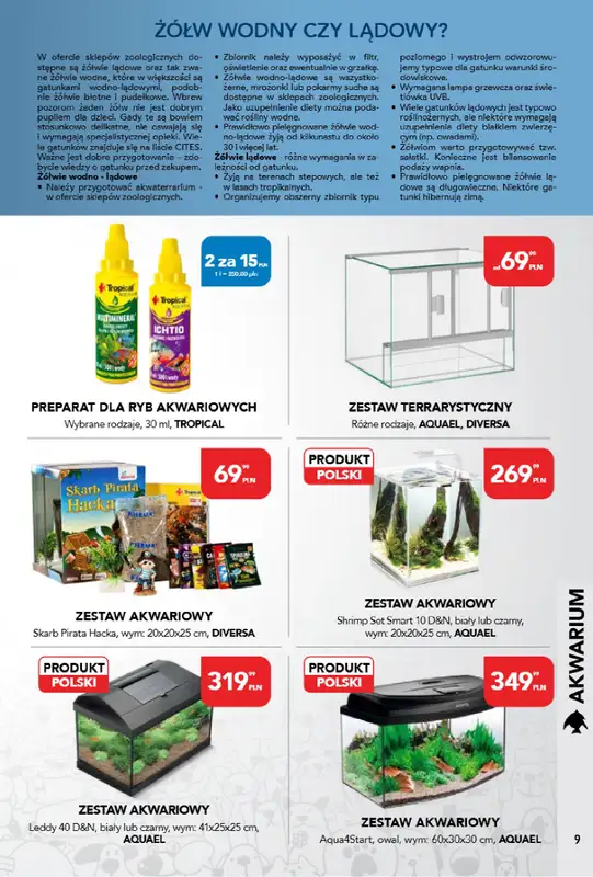Aquael zoo - gazetka promocyjna Gazetka od wtorku 04.02 do piątku 28.02 - strona 9