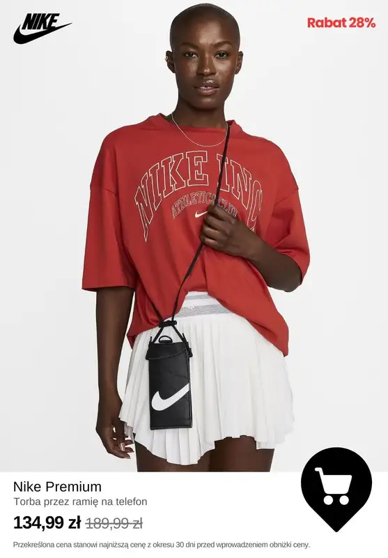 NIKE - gazetka promocyjna Wyprzedaż akcesoriów do -30% od środy 05.02 do wtorku 11.02 - strona 9