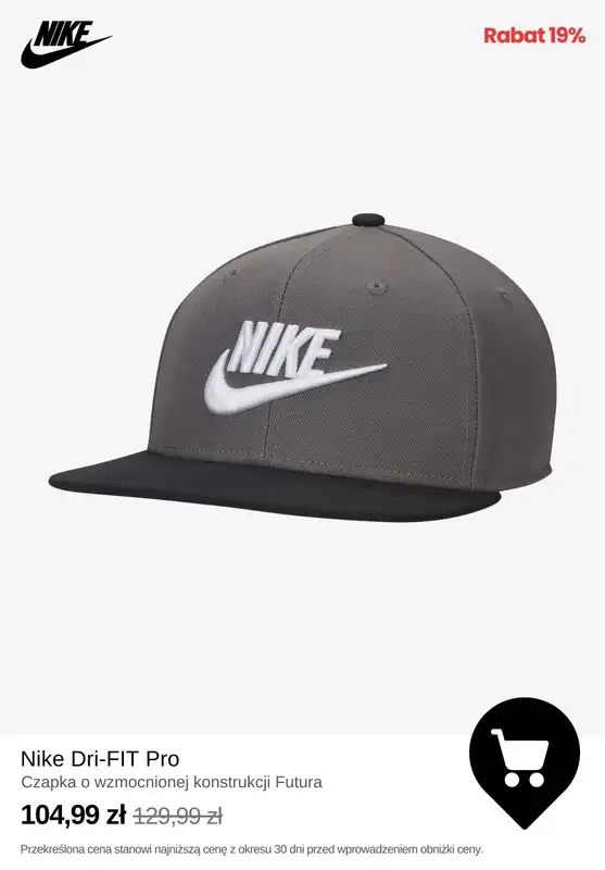 NIKE - gazetka promocyjna Wyprzedaż akcesoriów do -30% od środy 05.02 do wtorku 11.02 - strona 16