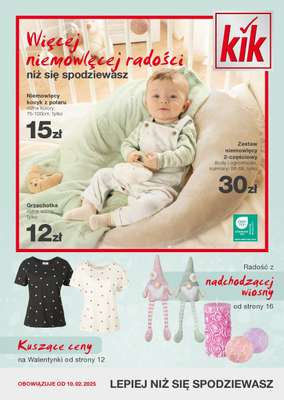 KiK - gazetka promocyjna Gazetka od piątku 07.02 do niedzieli 16.02