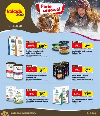 KAKADU - gazetka promocyjna Gazetka od poniedziałku 10.02 do soboty 22.02 KAKADU - gazetka promocyjna Gazetka od poniedziałku 10.02 do soboty 22.02
