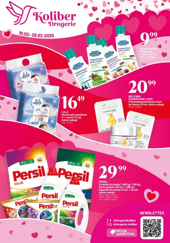 Drogerie Koliber - gazetka promocyjna Gazetka od poniedziałku 10.02 do piątku 28.02