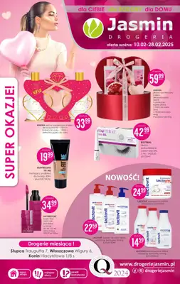 Drogerie Jasmin - gazetka promocyjna Gazetka od poniedziałku 10.02 do piątku 28.02 Drogerie Jasmin - gazetka promocyjna Gazetka od poniedziałku 10.02 do piątku 28.02