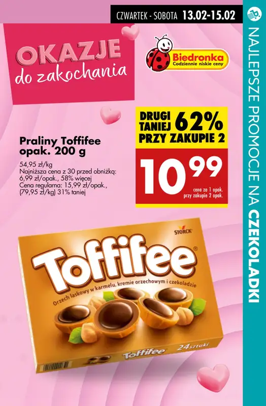 #Walentynki - gazetka promocyjna CZEKOLADKI na Walentynki - najlepsze oferty! od czwartku 13.02 do soboty 15.02 - strona 9