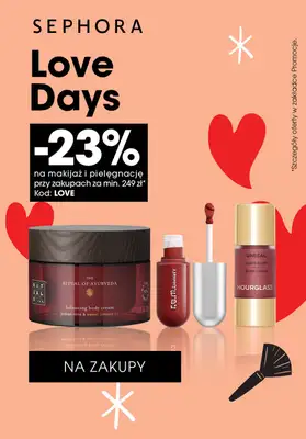 #Walentynki - gazetka promocyjna Sephora | -23% na makijaż i pielęgnacje od czwartku 13.02 do poniedziałku 17.02 #Walentynki - gazetka promocyjna Sephora | -23% na makijaż i pielęgnacje od czwartku 13.02 do poniedziałku 17.02