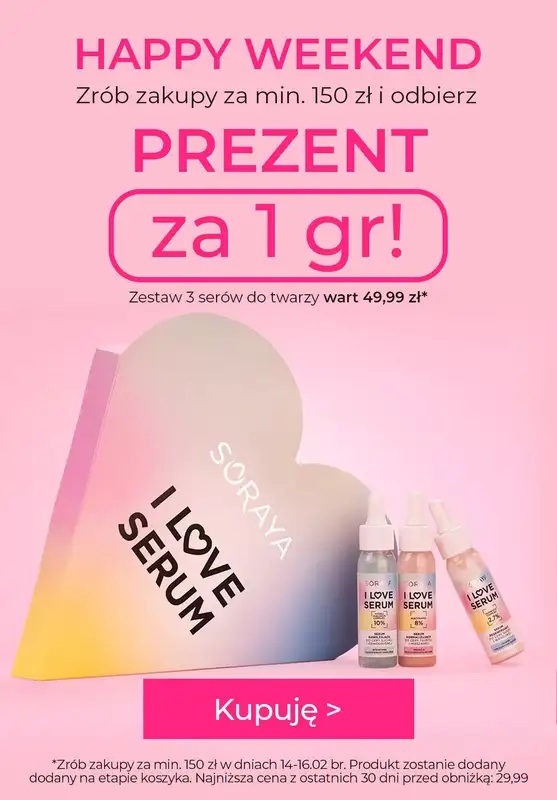 Bielenda Professional - gazetka promocyjna Walentynkowy ZESTAW w prezencie za 1 grosz! od piątku 14.02 do niedzieli 16.02