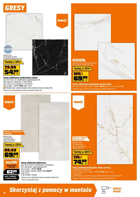 OBI - gazetka promocyjna Gazetka od środy 19.02 do wtorku 11.03 - strona 10