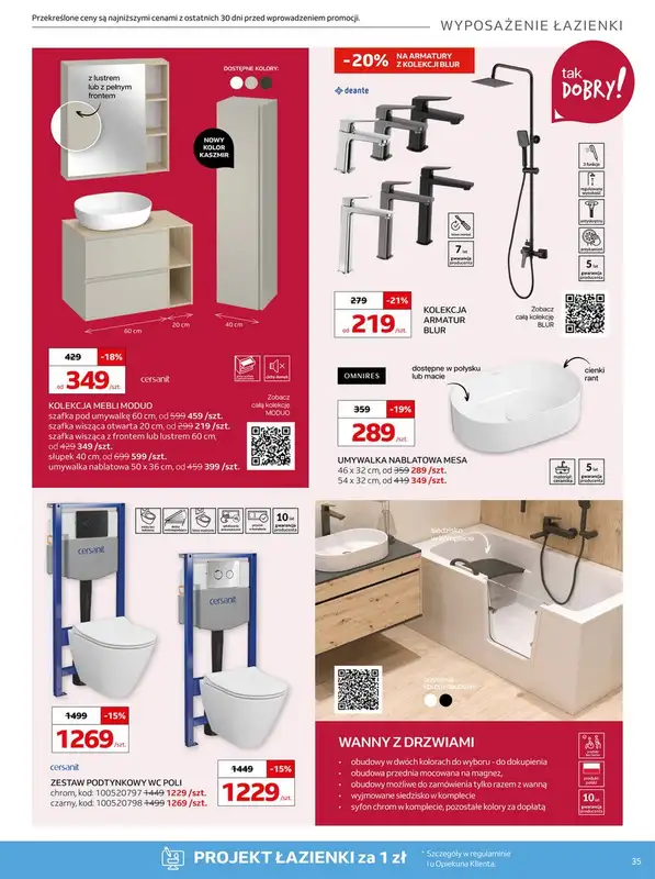 Komfort - gazetka promocyjna Gazetka od środy 19.02 do wtorku 25.03 - strona 35