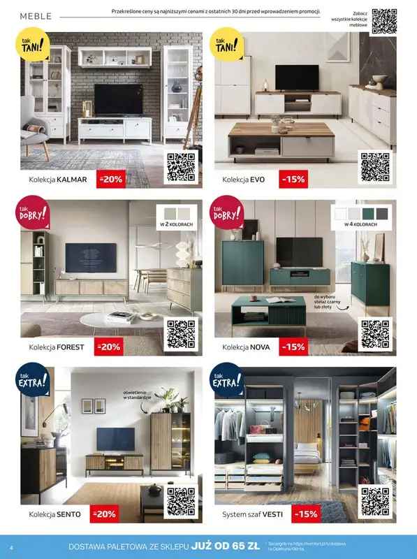 Komfort - gazetka promocyjna Gazetka od środy 19.02 do wtorku 25.03 - strona 4