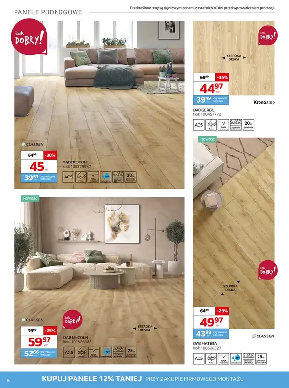 Komfort - gazetka promocyjna Gazetka od środy 19.02 do wtorku 25.03 - strona 16