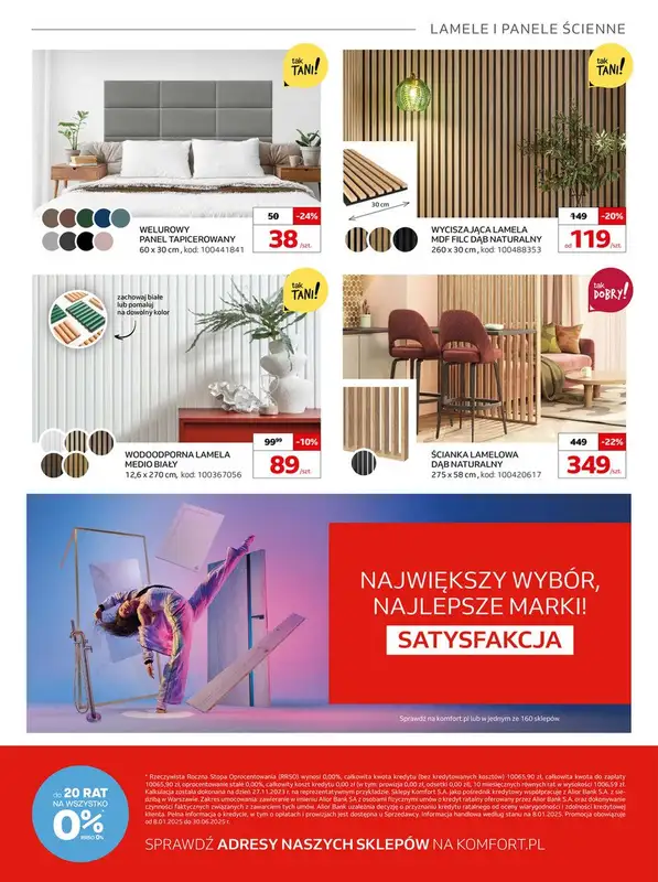 Komfort - gazetka promocyjna Gazetka od środy 19.02 do wtorku 25.03 - strona 40