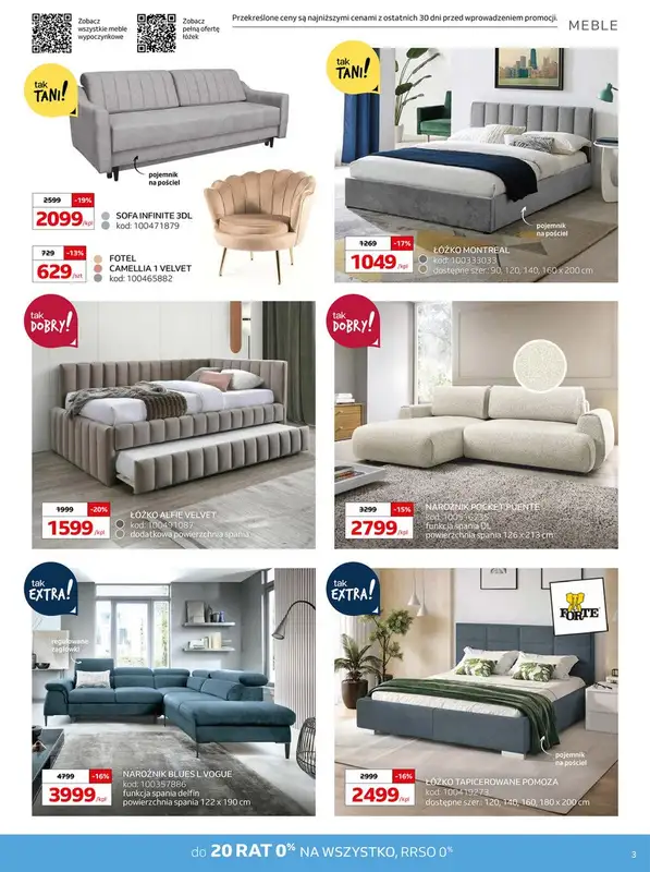 Komfort - gazetka promocyjna Gazetka od środy 19.02 do wtorku 25.03 - strona 3