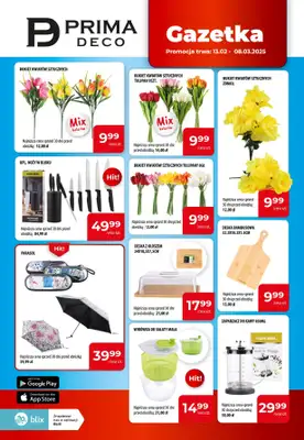 Prymus AGD / Prima Deco - gazetka promocyjna Gazetka od czwartku 20.02 do soboty 08.03 Prymus AGD / Prima Deco - gazetka promocyjna Gazetka od czwartku 20.02 do soboty 08.03