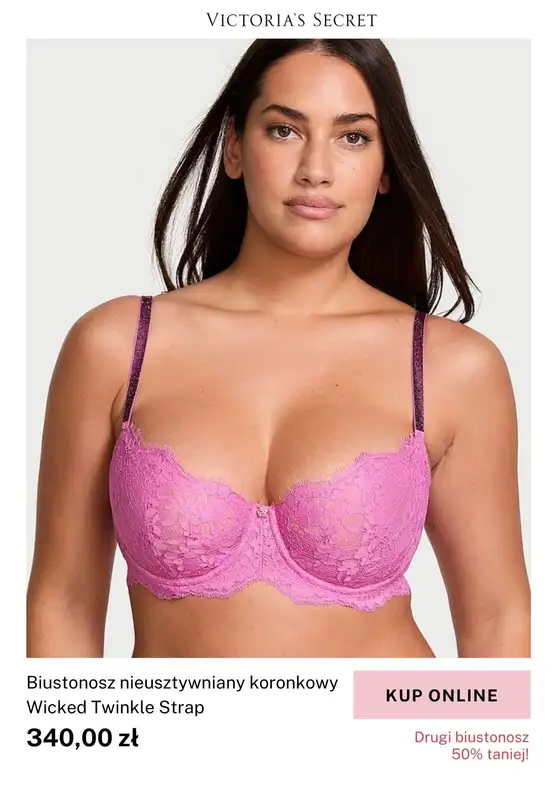 Victoria's Secret - gazetka promocyjna -50% na drugi biustonosz od czwartku 20.02 do niedzieli 23.02 - strona 12