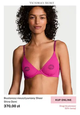 Victoria's Secret - gazetka promocyjna -50% na drugi biustonosz od czwartku 20.02 do niedzieli 23.02 - strona 4 Victoria's Secret - gazetka promocyjna -50% na drugi biustonosz od czwartku 20.02 do niedzieli 23.02 - strona 4