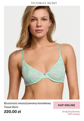 Victoria's Secret - gazetka promocyjna -50% na drugi biustonosz od czwartku 20.02 do niedzieli 23.02 - strona 8 Victoria's Secret - gazetka promocyjna -50% na drugi biustonosz od czwartku 20.02 do niedzieli 23.02 - strona 8