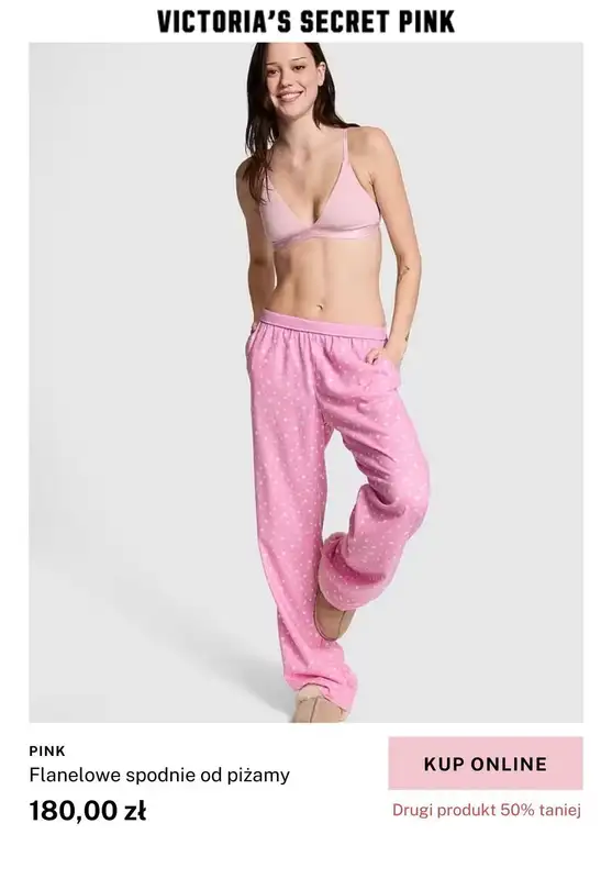 Victoria's Secret - gazetka promocyjna -50% na drugi, tańszy produkt: odzież, piżamy i akcesoria od środy 26.02 do środy 05.03 - strona 8