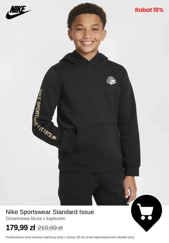 NIKE - gazetka promocyjna Do -30% Wyprzedaż produktów dla dzieci od wtorku 25.02  - strona 7