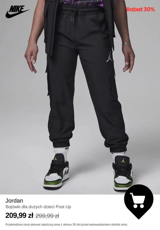 NIKE - gazetka promocyjna Do -30% Wyprzedaż produktów dla dzieci od wtorku 25.02  - strona 15