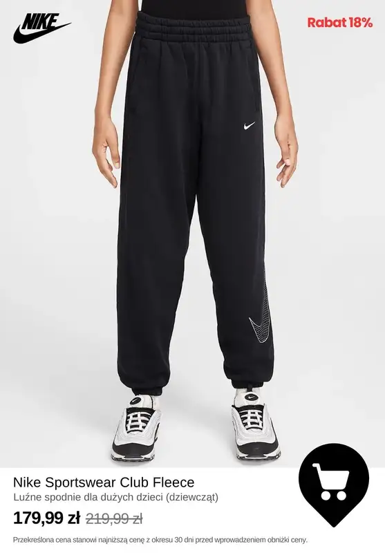 NIKE - gazetka promocyjna Do -30% Wyprzedaż produktów dla dzieci od wtorku 25.02  - strona 6