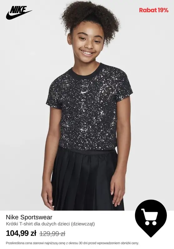NIKE - gazetka promocyjna Do -30% Wyprzedaż produktów dla dzieci od wtorku 25.02  - strona 8