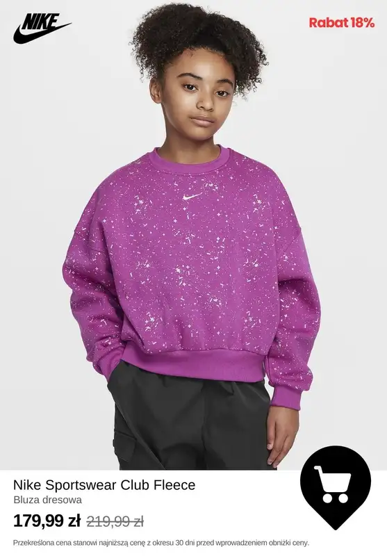 NIKE - gazetka promocyjna Do -30% Wyprzedaż produktów dla dzieci od wtorku 25.02  - strona 3