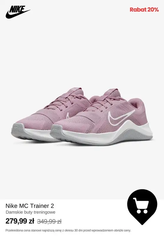 NIKE - gazetka promocyjna Do -50% Wyprzedaż produktów dla kobiet od środy 26.02  - strona 10