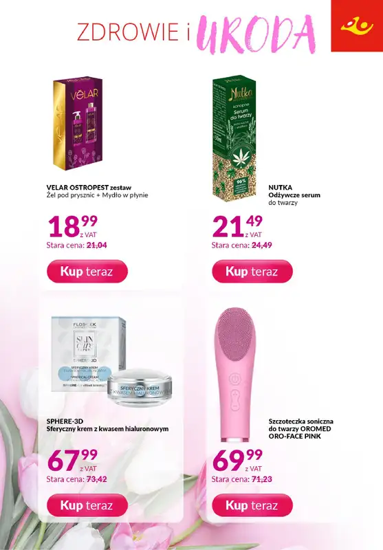 Poczta Polska - gazetka promocyjna Oferta specjalna: Dzień Kobiet od piątku 28.02 do soboty 08.03 - strona 4