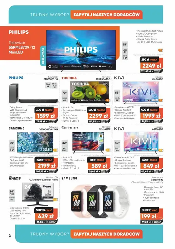 Max Elektro - gazetka promocyjna Gazetka od poniedziałku 03.03 do środy 26.03 - strona 2