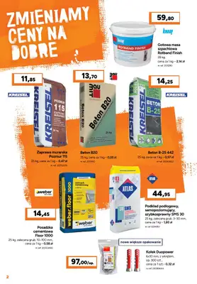 Bricoman - gazetka promocyjna Gazetka od poniedziałku 03.03 do niedzieli 23.03 - strona 2