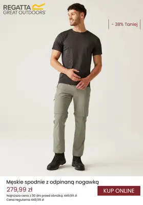 Regatta - gazetka promocyjna Męskie spodnie trekkingowe od środy 05.03  - strona 8