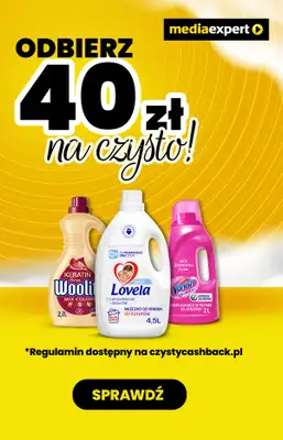 Reckitt - gazetka promocyjna Odbierz 40 zł na czysto! od środy 05.03 do poniedziałku 31.03