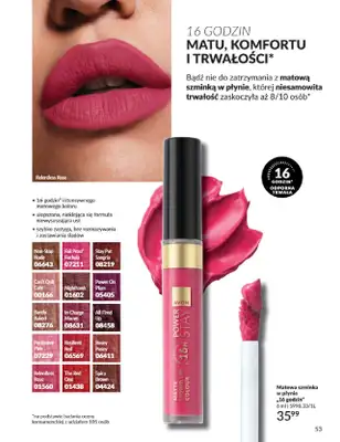 AVON - gazetka promocyjna Katalog Marzec 2025 od czwartku 06.03 do poniedziałku 31.03 - strona 53