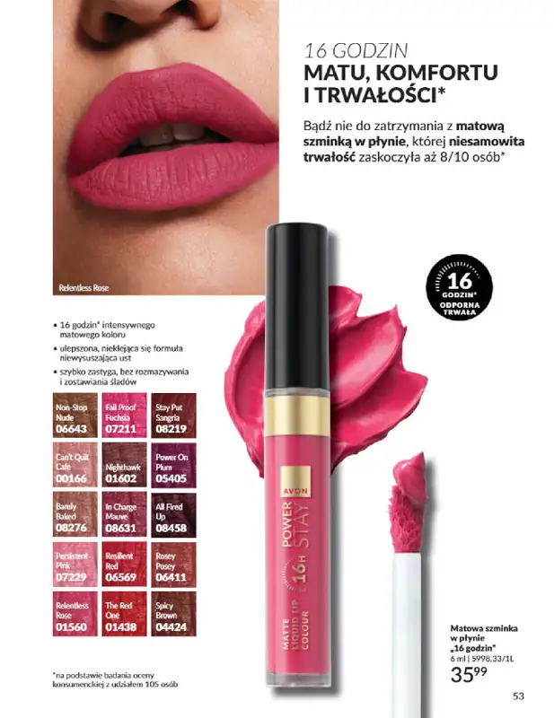 AVON - gazetka promocyjna Katalog Marzec 2025 od czwartku 06.03 do poniedziałku 31.03 - strona 53