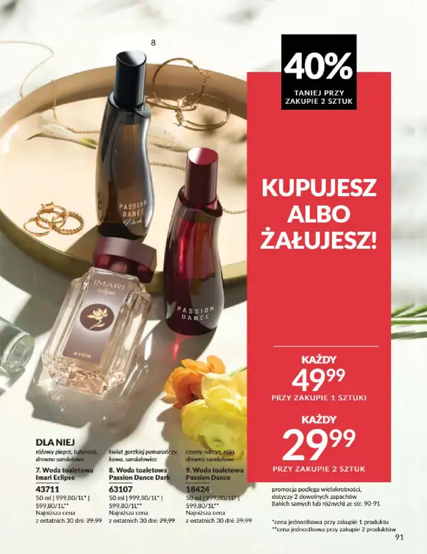AVON - gazetka promocyjna Katalog Marzec 2025 od czwartku 06.03 do poniedziałku 31.03 - strona 91
