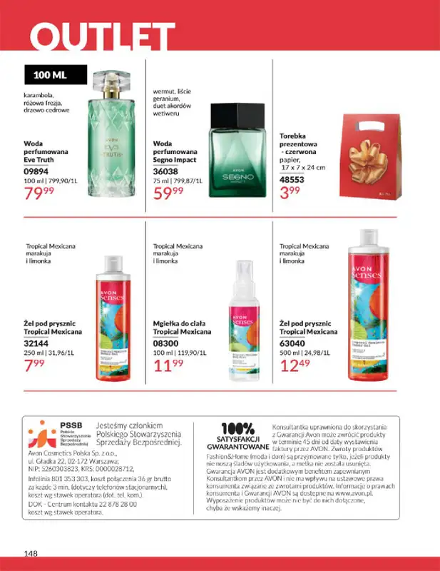 AVON - gazetka promocyjna Katalog Marzec 2025 od czwartku 06.03 do poniedziałku 31.03 - strona 148