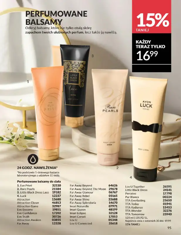 AVON - gazetka promocyjna Katalog Marzec 2025 od czwartku 06.03 do poniedziałku 31.03 - strona 95