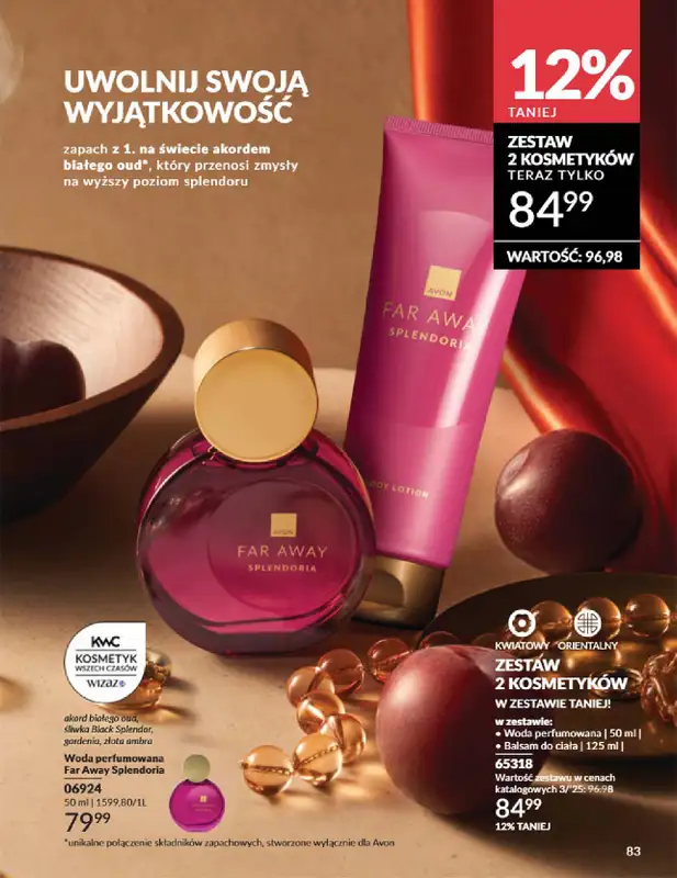 AVON - gazetka promocyjna Katalog Marzec 2025 od czwartku 06.03 do poniedziałku 31.03 - strona 83