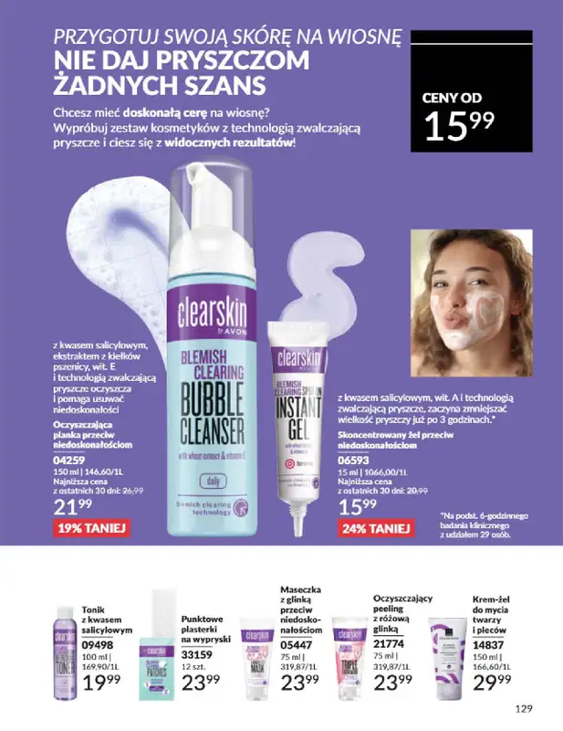 AVON - gazetka promocyjna Katalog Marzec 2025 od czwartku 06.03 do poniedziałku 31.03 - strona 129
