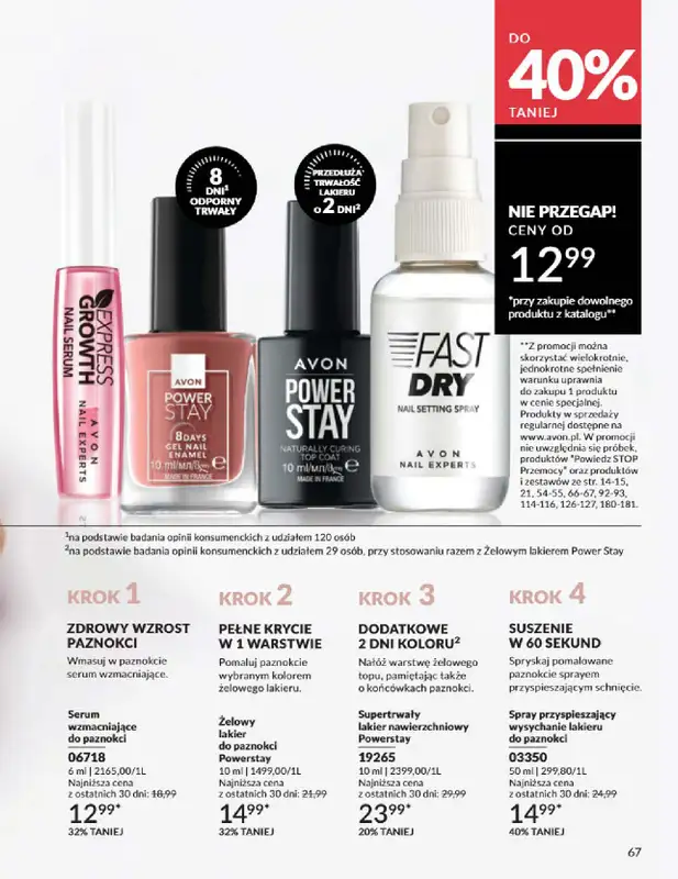 AVON - gazetka promocyjna Katalog Marzec 2025 od czwartku 06.03 do poniedziałku 31.03 - strona 67