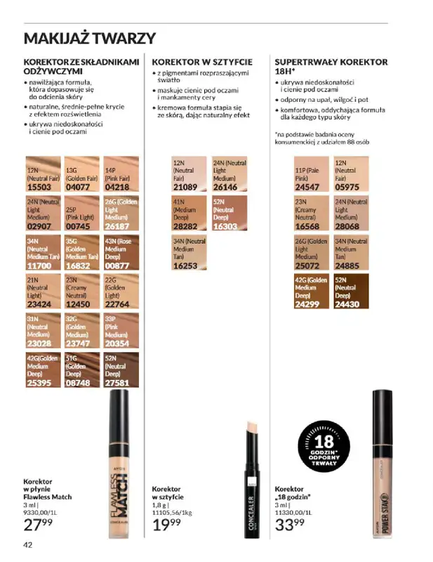 AVON - gazetka promocyjna Katalog Marzec 2025 od czwartku 06.03 do poniedziałku 31.03 - strona 42