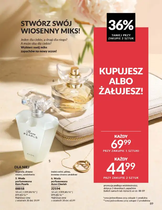 AVON - gazetka promocyjna Katalog Marzec 2025 od czwartku 06.03 do poniedziałku 31.03 - strona 89