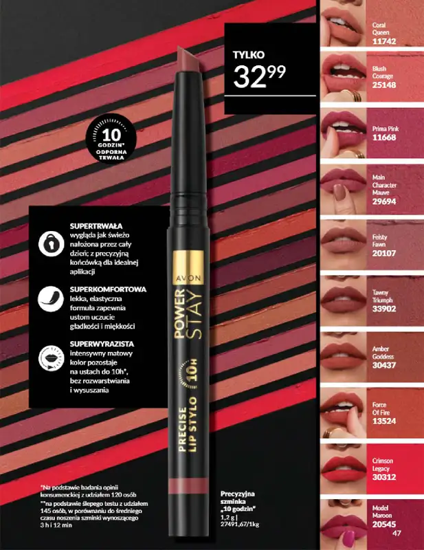 AVON - gazetka promocyjna Katalog Marzec 2025 od czwartku 06.03 do poniedziałku 31.03 - strona 47