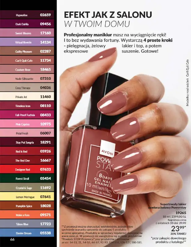 AVON - gazetka promocyjna Katalog Marzec 2025 od czwartku 06.03 do poniedziałku 31.03 - strona 66