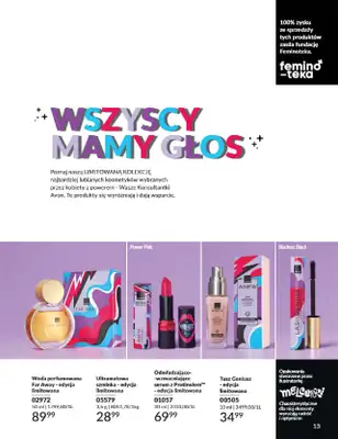 AVON - gazetka promocyjna Katalog Marzec 2025 od czwartku 06.03 do poniedziałku 31.03 - strona 13