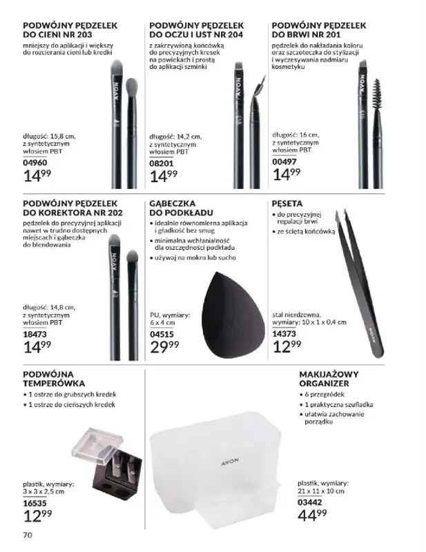 AVON - gazetka promocyjna Katalog Marzec 2025 od czwartku 06.03 do poniedziałku 31.03 - strona 70